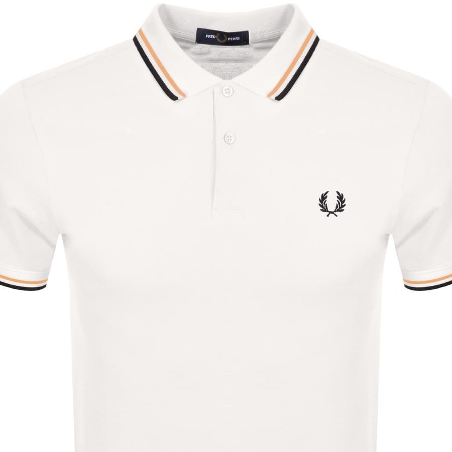 Alternative Image for ProductFred Perry Twin Tipped Polo T Shirt White2